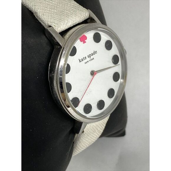Kate Spade 0775 Women\'s White Leather White Analog Dial Quartz Wrist Watch XX887 main image 8